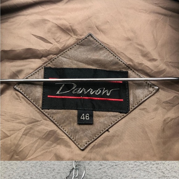 Men's Two-Tone Bomber Jacket - Brown - Picture 4 of 8